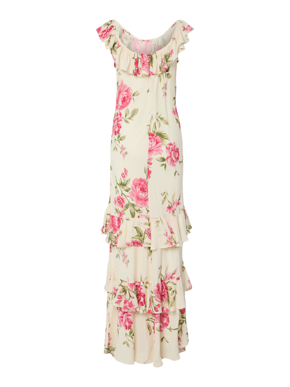 YASCLEO Long Dress - Ecru - VERO MODA & VILA Bergvik